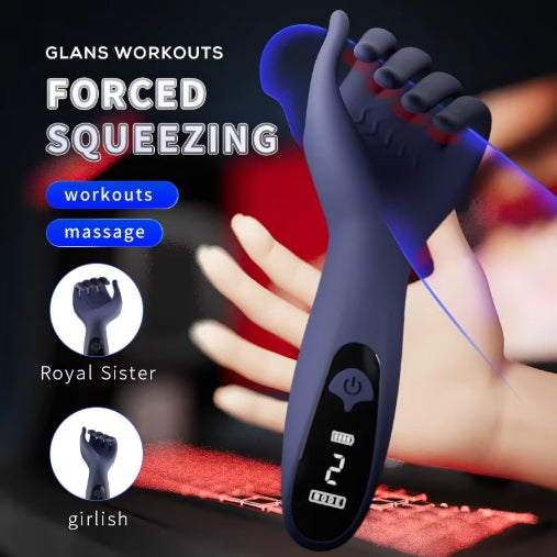 Glans Trainer Penis Massage Male Masturbator Vibrating Glans Vibrator Sex Toys for Men Lasting Delay Endurance