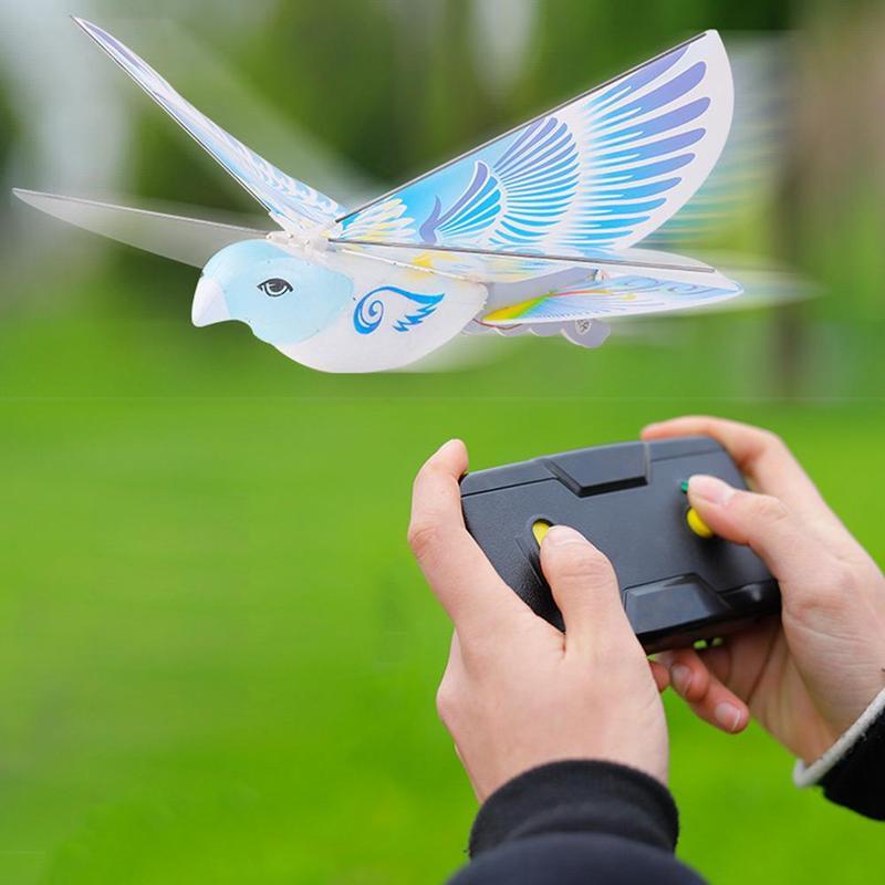 Remote Control Flying Can 360 Degree Flying RC Bird Toy 2.4 GHz Remote Control E-Bird Flying Bir ...