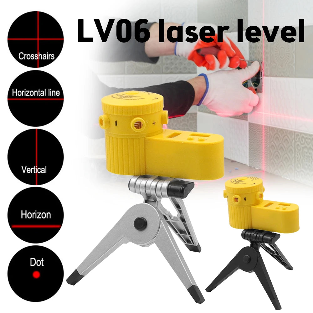 Laser Level Multifunction 4 In 1 Household Level Ruler Measuring Laser ...