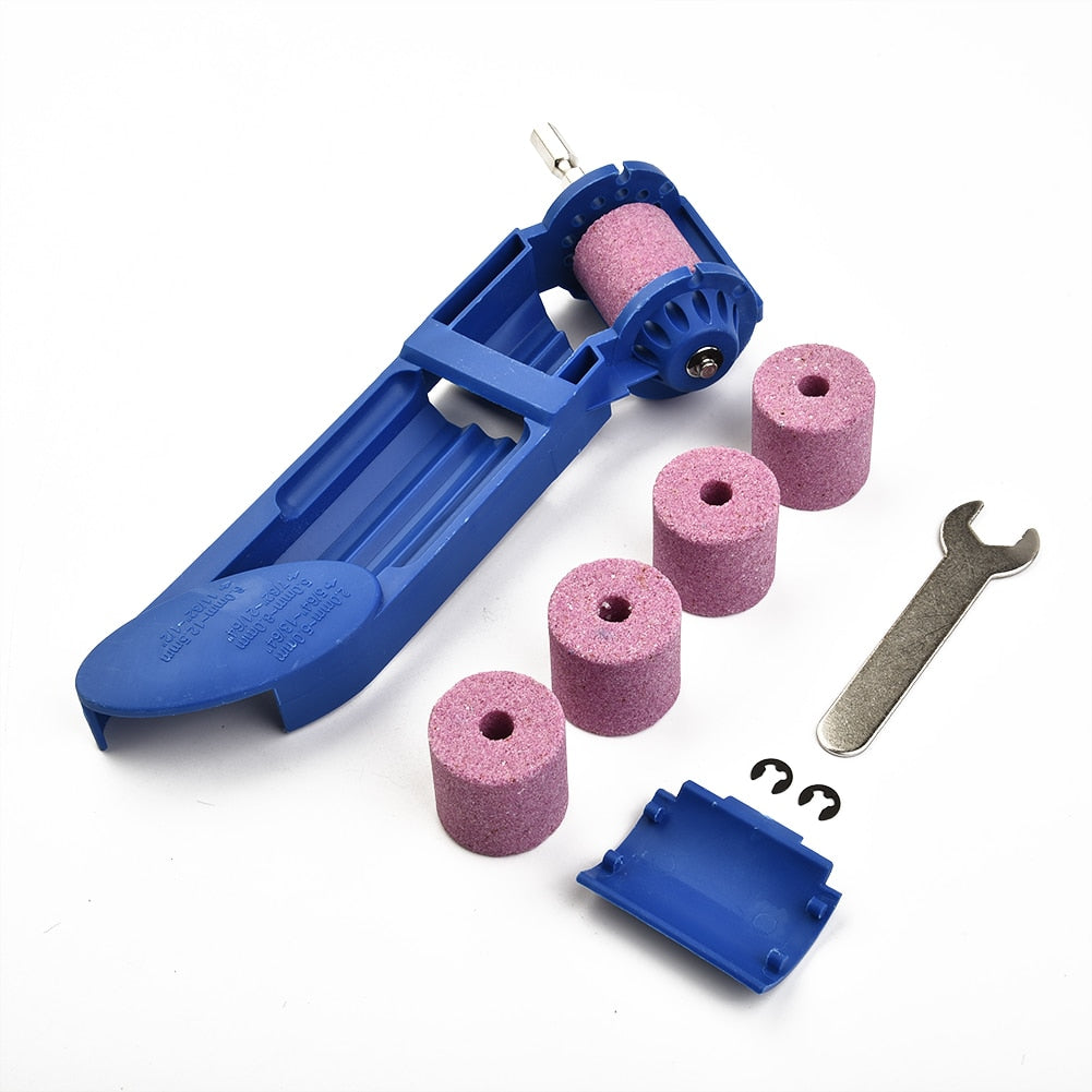 Portable Drill Bit Sharpener Corundum Grinding Wheel Tool Corundum Re ...