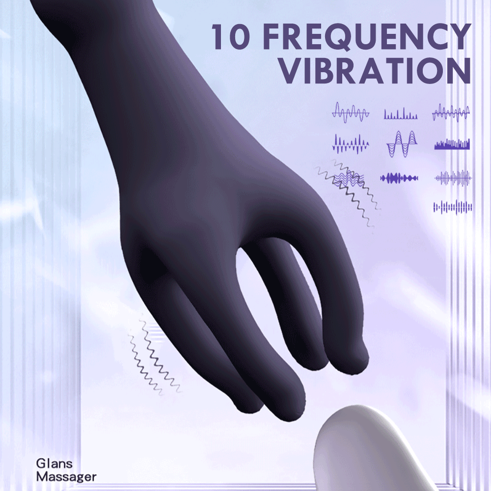 Men 10 Speed Vibration Long Lasting Delay Endurance Exerciser Masturbator