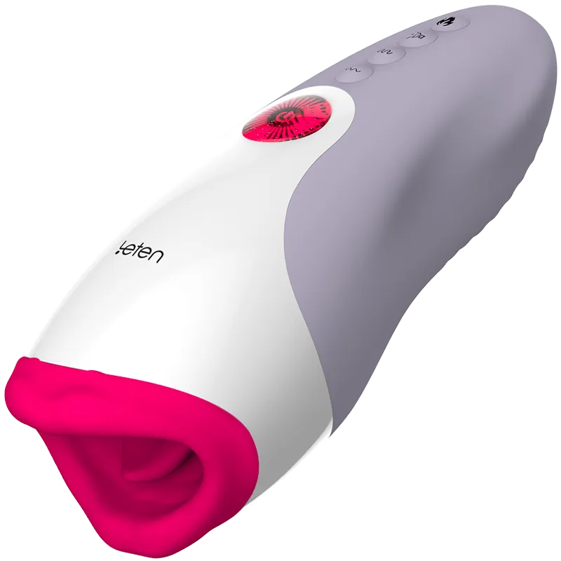 Leten Fiery Red Lips Masturbator - Experience the Ultimate Oral Sensation