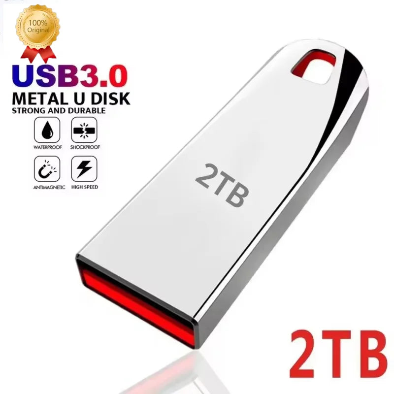 2TB USB 3.0 Metal Flash Drives High-Speed Pen-drive Portable Usb Drive ...