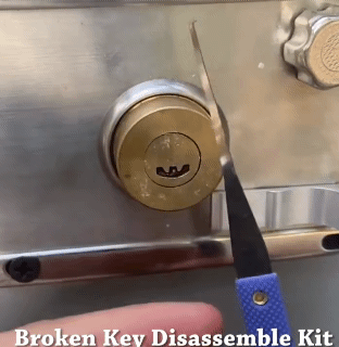 13Pcs Broken Key Disassemble Kit Set Locksmith Tools Taken The Broken Keys Easily Out Of Lock Locking Repair Tools Pack
