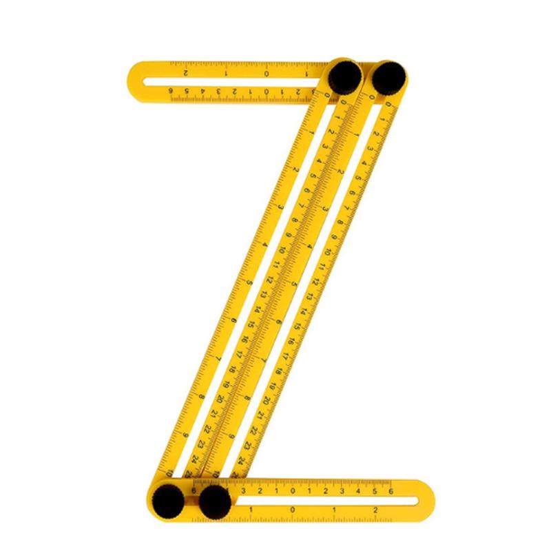 1Pcs Professional Template Tool Angle Ruler Measuring Protractor Act ...