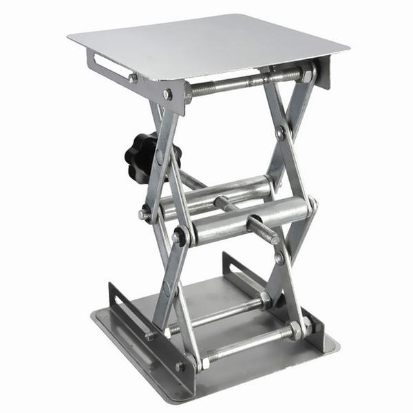 200 x 200 x 280mm Aluminum Oxide Manual Control Laboratory Lifting Platform
