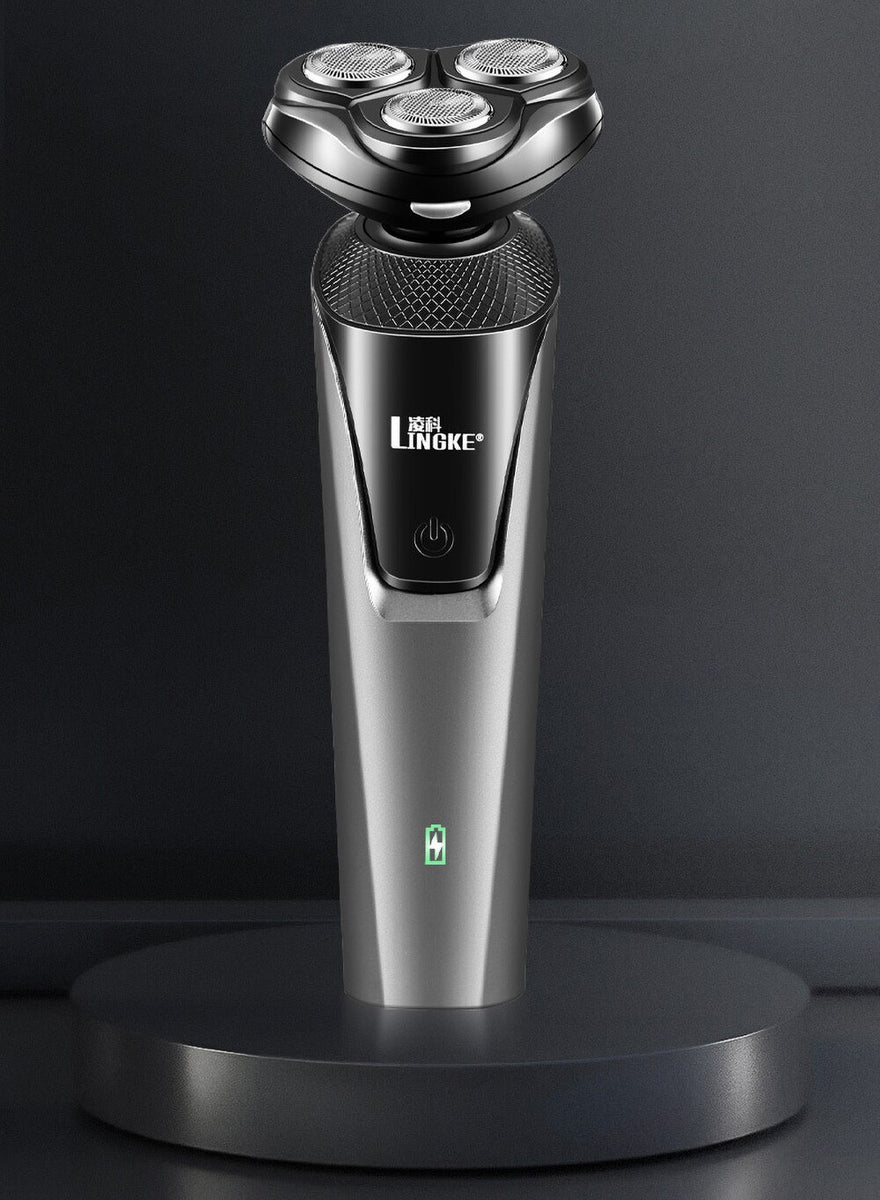 2021 Three-Head Electric Shaver With LED Rechargeable Display And Mul ...