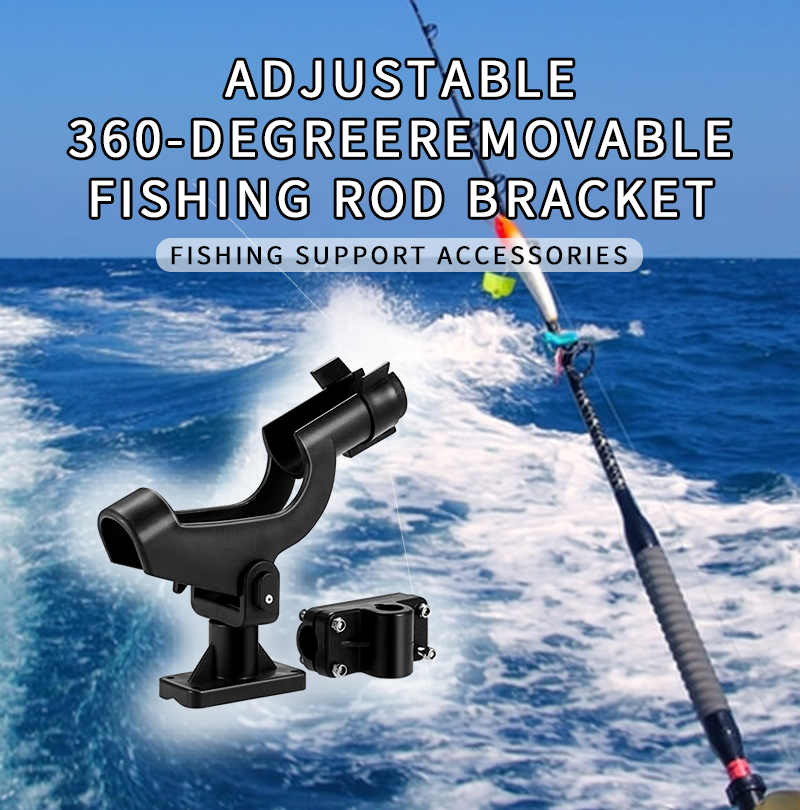 Adjustable 360-degree Removable Fishing Rod Bracket – usadino