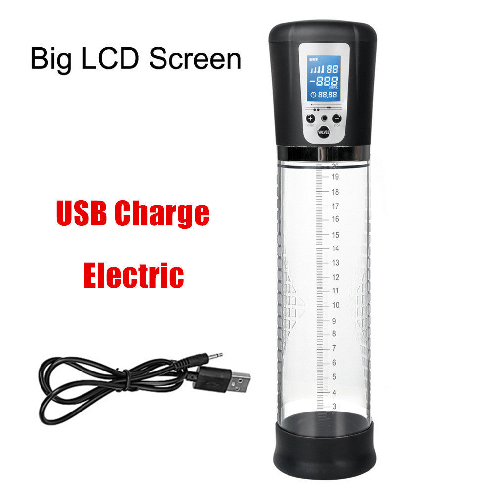 Automatic Air Pressure Penis Enlargement Vacuum Pump Male Masturbation