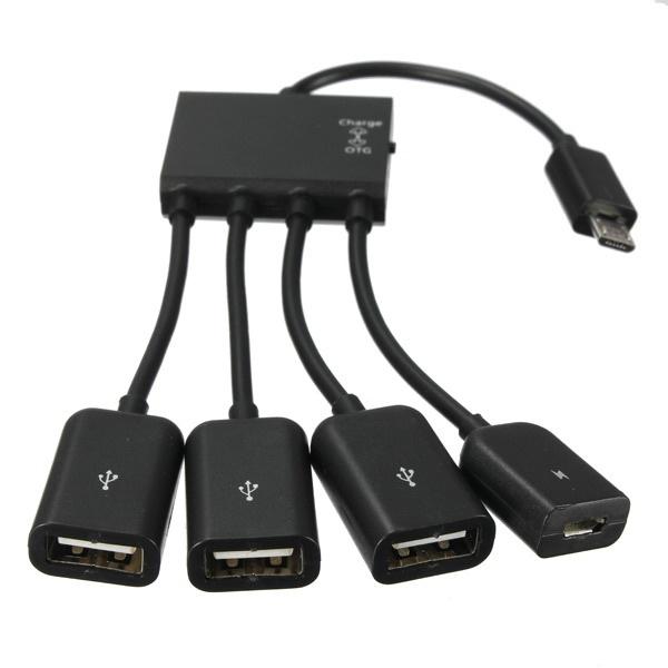 Adaptador Micro USB A USB 2 -en- 1 ( Cable OTG Honduras