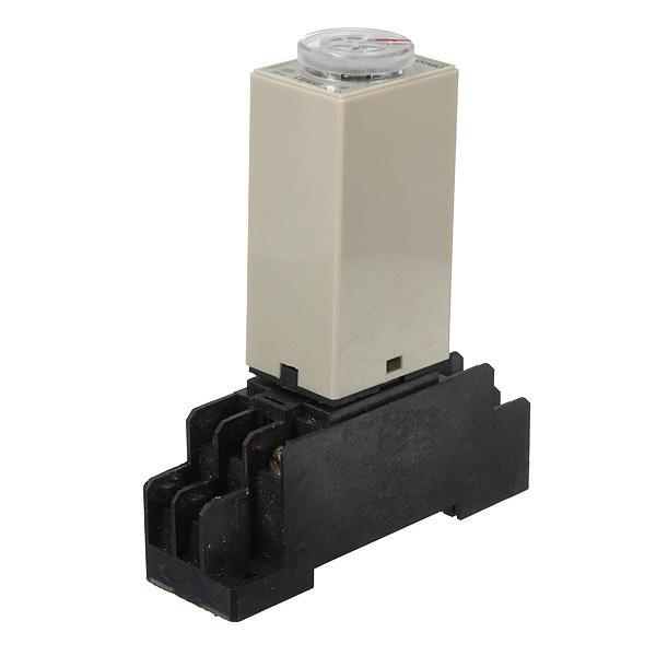 DC 12V Power On Time Delay Relay Solid State Timer DPDT Socket - 60s D ...