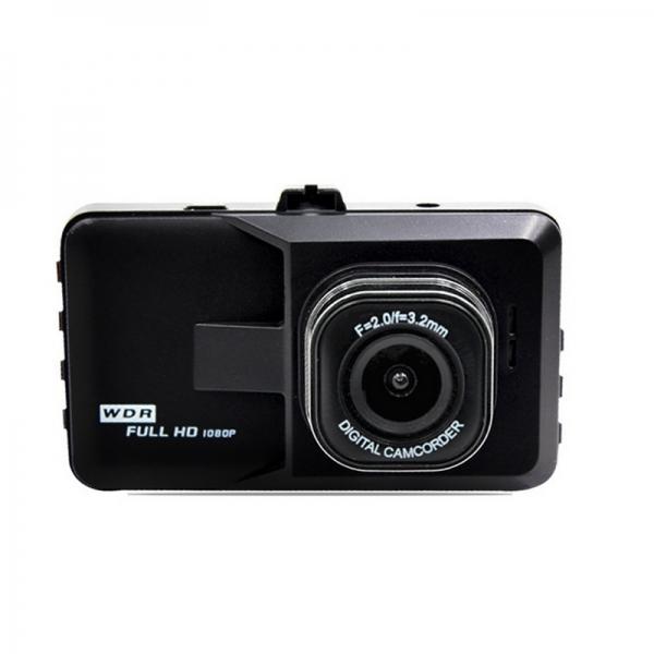GT600 Full HD Double-Recording Driving Recorder 720P 3.2inch Loop Recording 170° View Angle Parking Monitoring Motion Detection Car DVR Camera