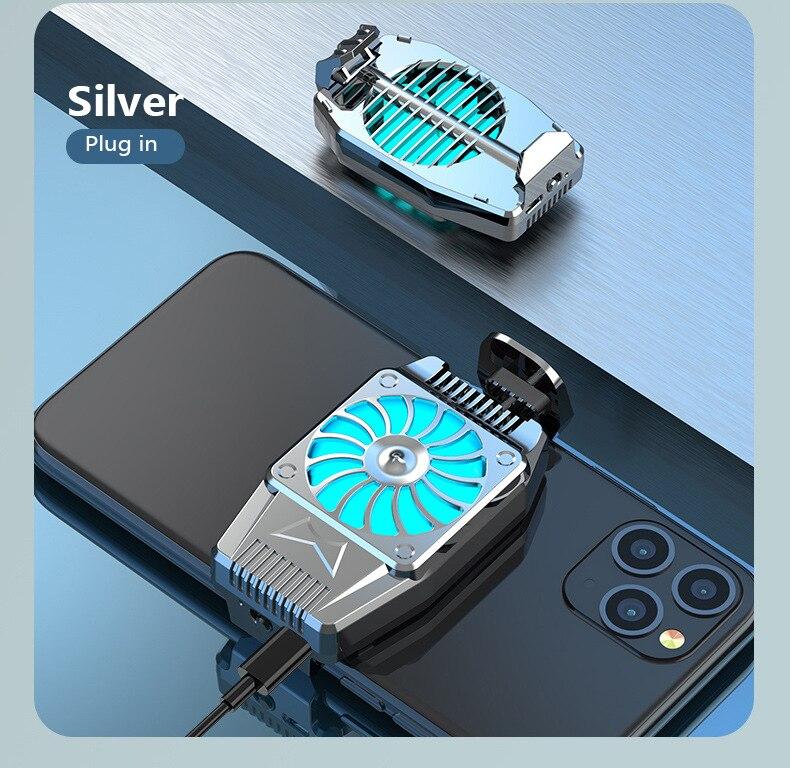 H15 Portable Cooling Fan Game Mobile Phone Cooler USB Powered Cell Pho ...