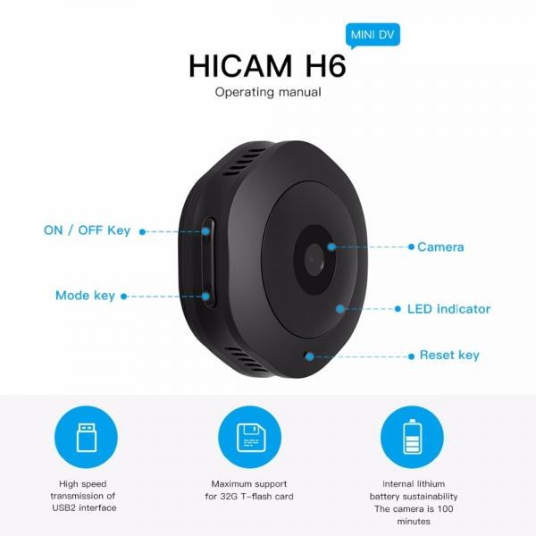 H6 DV Night Version Mini Micro Camera Motion Sensor Camcorder – dinoinbox