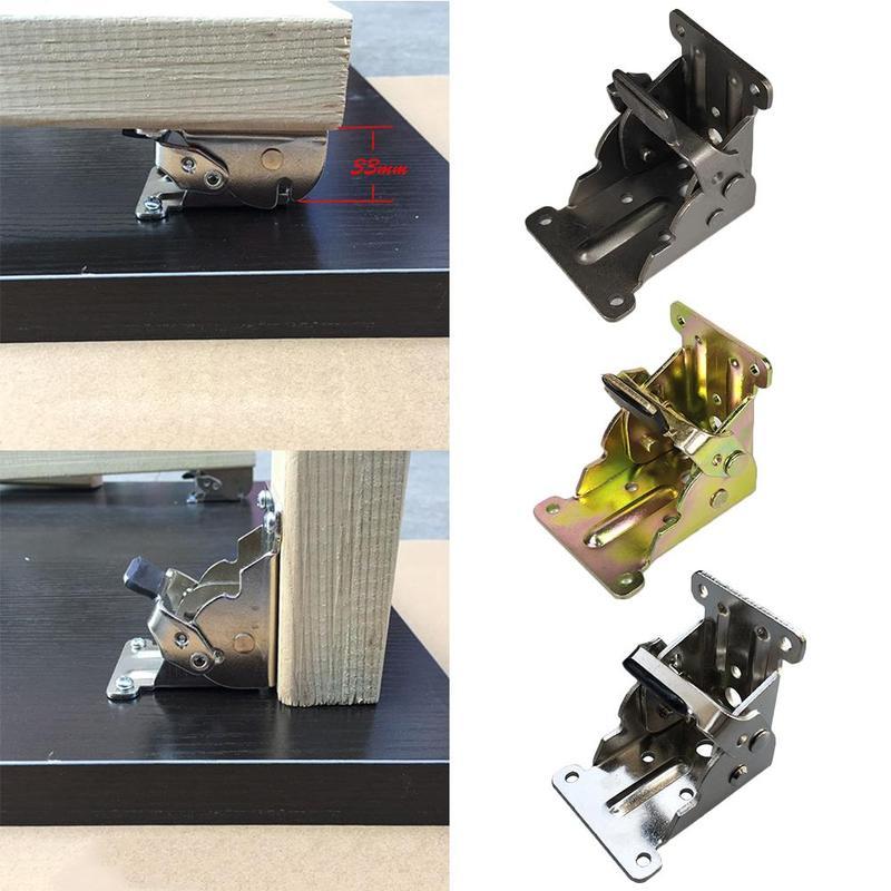 Iron Folding Hinge Table Leg Brackets Foldable for Table Chair Extens ...