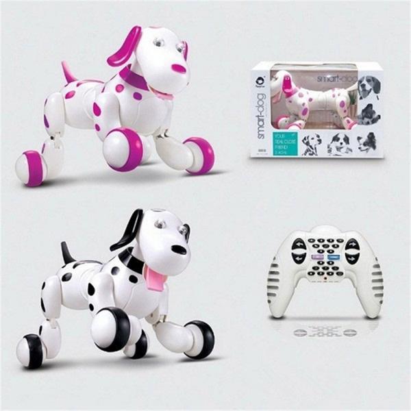 JG 2.4G Programmable RC Remote Control Robot Smart Dog Pink – usadino