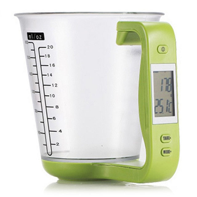 Kitchen Scales with LCD Display Digital Beaker Electronic Tool Hostwei ...