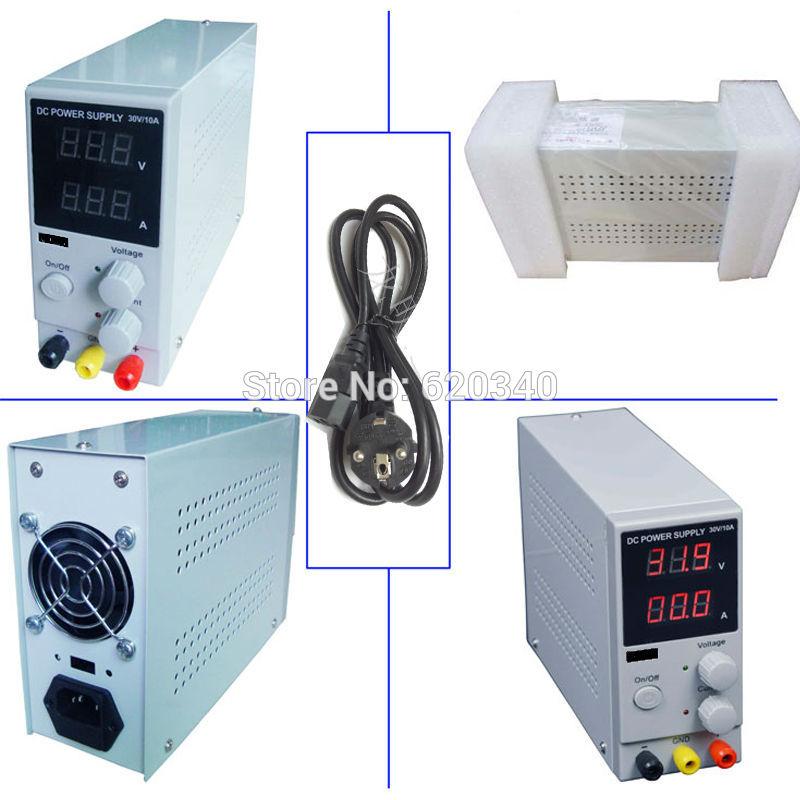 Mini Adjustable Digital DC power supply 30V 10A Laboratory Switching ...