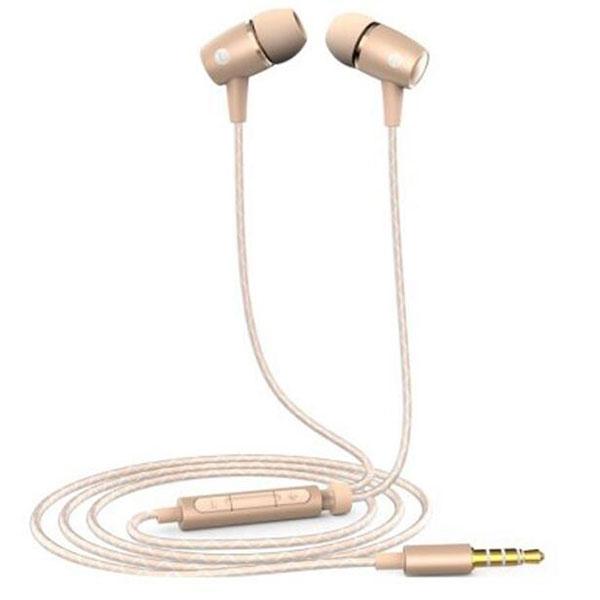 Original Huawei AM12 Plus In-Ear Earphones Built-in Mic Headphones Universal 3.5mm Jack Golden