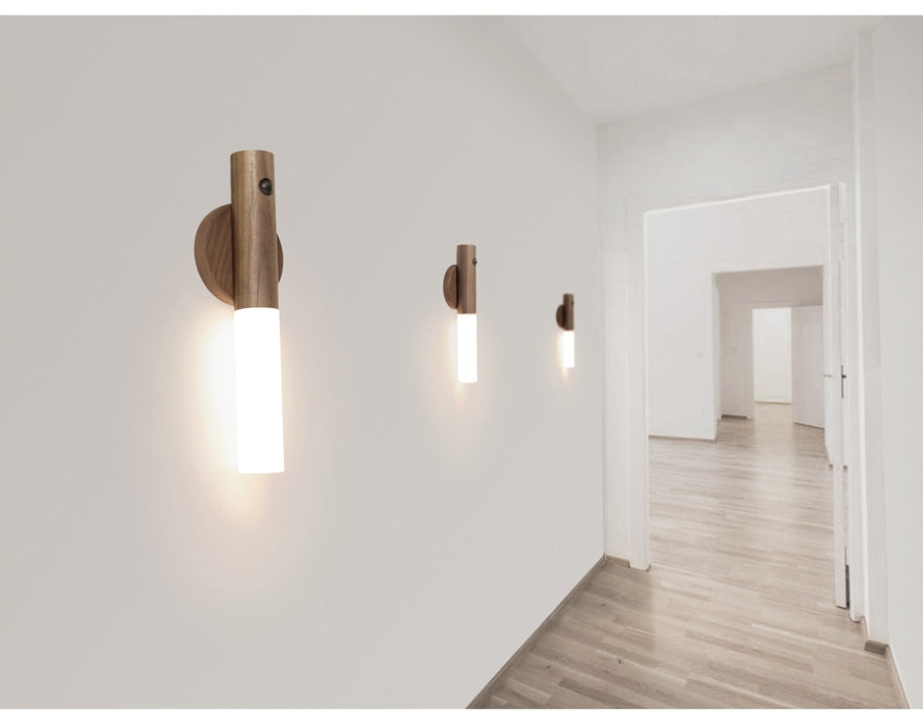 Solid wood Motion Sensor Night Light – dinoinbox