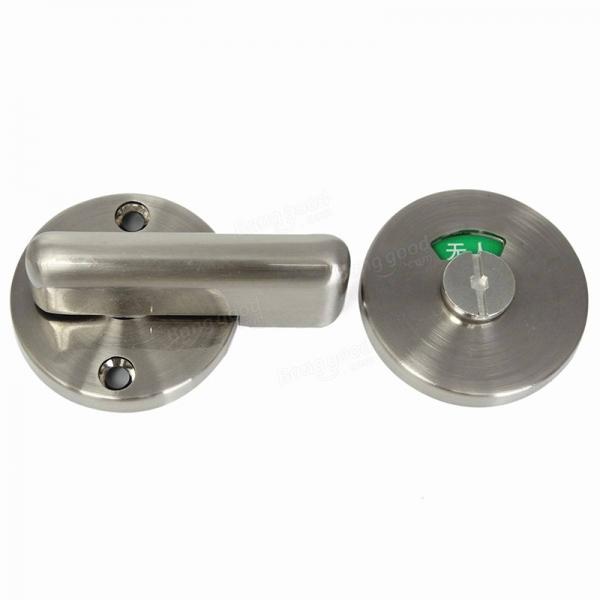 Bathroom Door Turn & Release Lock With Indicator – Chrome Finish – JV421 By E-Hardware