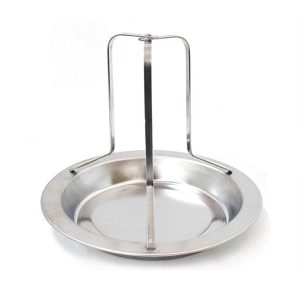 Stainless Steel Non-Stick Upright Grill Rack for Chicken Turkey Roaster Barbecue