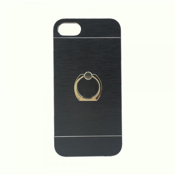 Ultra Thin Finger Ring Stand Holder Aluminum Case Cover for iPhone7 Black