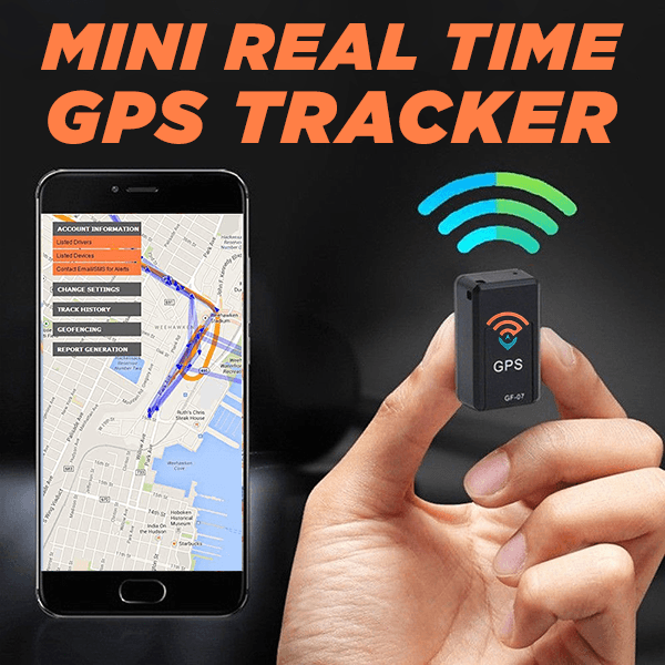 Compact Sos Device GF-07 Mini GPS Long Standby Magnetic SOS Tracker Locator Device Voice ...