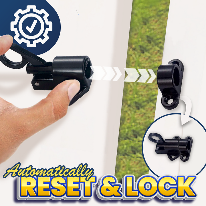 2/4 PCS Spring Loaded Door Window Latch Solid aluminum alloy spring au ...