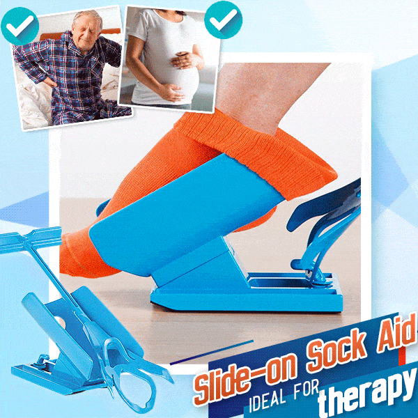 Slide-on Sock Aid Elderly pregnant woman wear socks aid – usadino